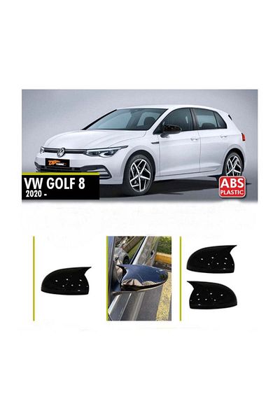AutoZet Set of 2 Batman Mirror Covers Volkswagen Golf Mk8 2020->