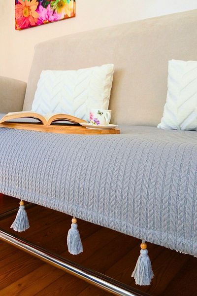 ARVA Home Sofa Cover Tufted Sofa Bed Cover 200 X 95