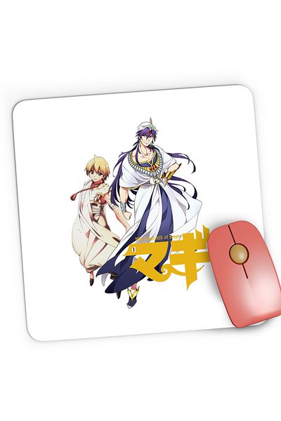 OEM Mousepad Gaming Magi The Labyrinth of Magic Alibaba Sinbad Japan, 21x19 cm