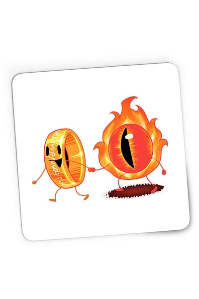 OEM Mousepad Gaming Lord of the Rings Eye Cute Illustration Friends Drama, 21x19 cm