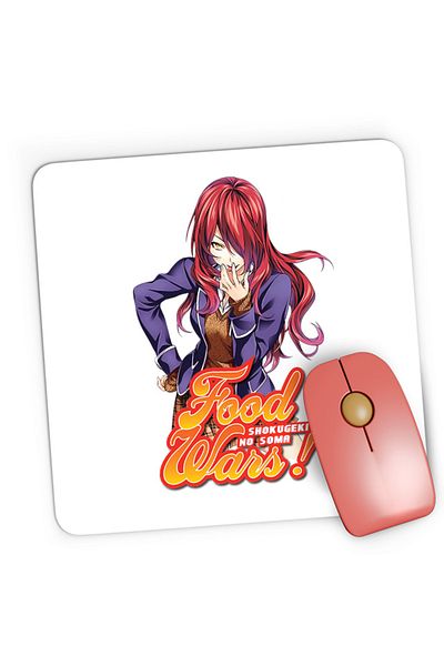 OEM Mousepad Gaming Food Wars Kobayashi Rindou School Uniform, 21x19 cm