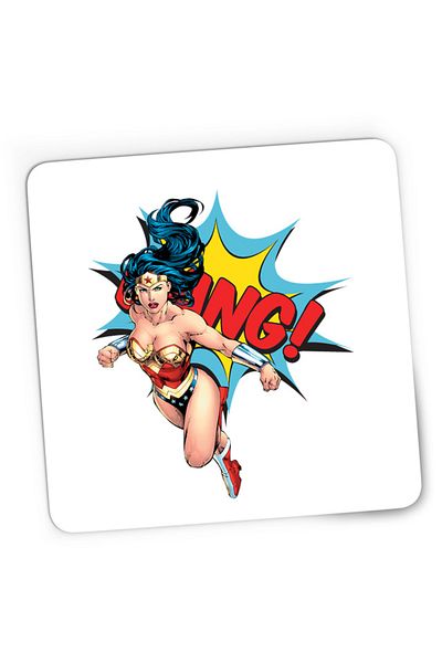 OEM Mousepad Gaming Wonder Woman Bang Super Girl Powers Stunning Marvel Action, 21x19 cm