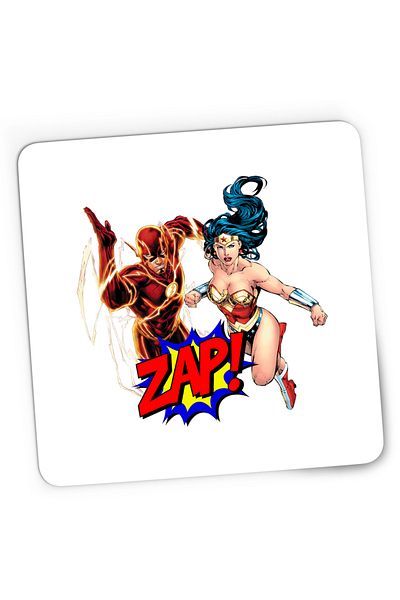 OEM Mousepad Gaming The Flash Wonder Woman Girl Power, 21x19 cm