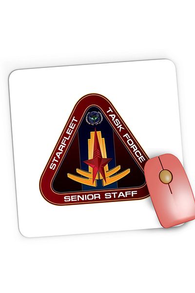OEM Mousepad Gaming Star Trek Senior Staff Task Force Sigil, 21x19 cm