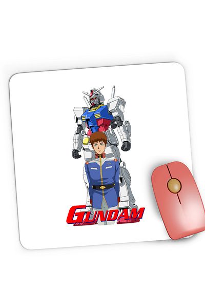 OEM Mousepad Gaming dam Amuro Ray Robot Anime Monster, 21x19 cm