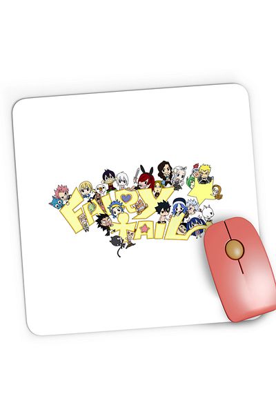 OEM Mousepad Gaming Fairy Tail Natsu Dragneel All Dragons, 21x19 cm