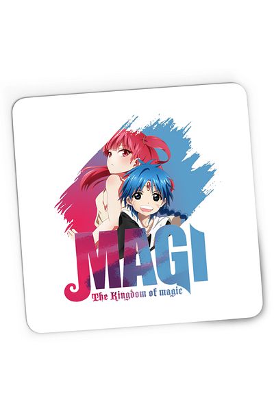 OEM Mousepad Gaming Magi The Labyrinth of Magic Morgiana Alladin Brush Logo, 21x19 cm