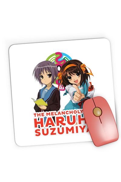 OEM Mousepad Gaming Haruhi Suzumiya Yuki Book Read Sci-fi Cosplay Costume, 21x19 cm