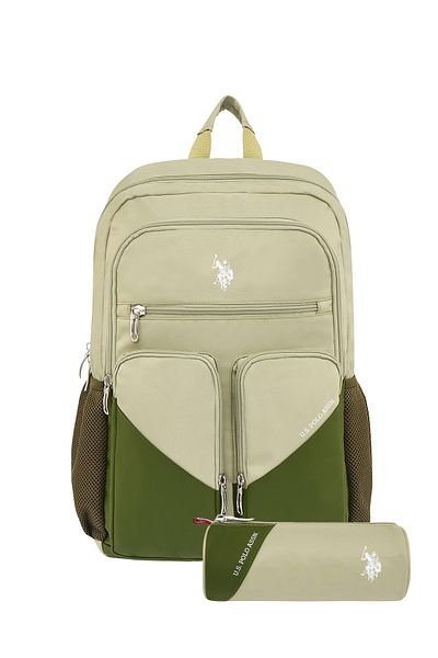 U.S. Polo Assn. Us Polo Assn 1112 Unisex School Backpack with Pen Case Student Daily Travel Vacation Sport Walking Travel