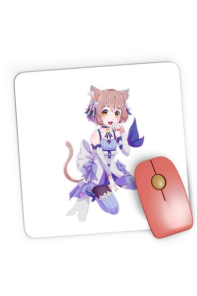 OEM Mousepad Gaming Re Zero Felix Supportive Sleepy Otaku Cosplay Nya, 21x19 cm