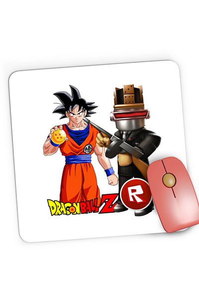 OEM Mousepad Gaming Roblox Android Dragon Ball Z Songoku, 21x19 cm