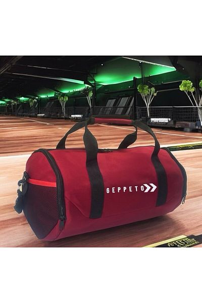 mygeppetobag Unisex, Hanging, Travel, Daily, Fitness Cylinder Sports Bag, Shoe Net Gift
