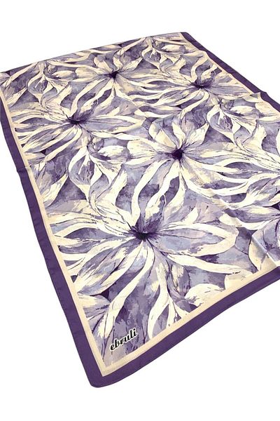Ebruli Patterned Jan Jan 0359 Lilac Shawl