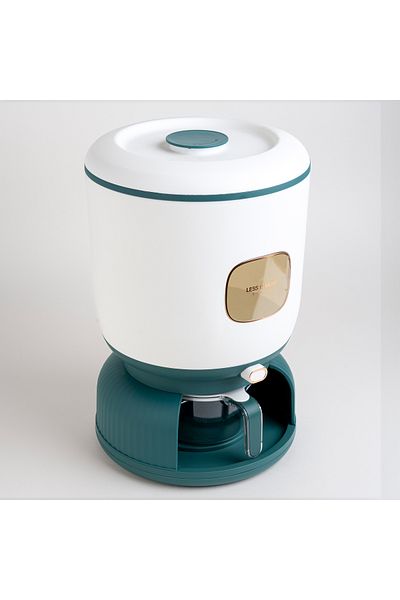 Alberto 10Kg rice dispenser grey round shape