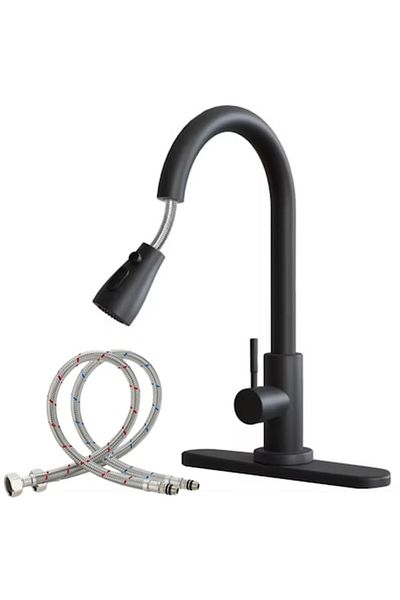 SMART GADGETS C&A Baterie Chiuveta Bucatarie, Capat Extractabil, Premium Class, Pipa Rotativa Inalta, Cartus Ceramic,