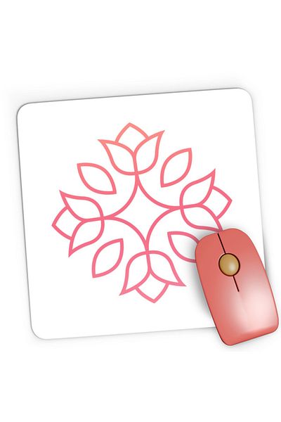 OEM Mousepad Gaming Mamamoo Flower Musician Star Wind Sun Logo, 21x19 cm