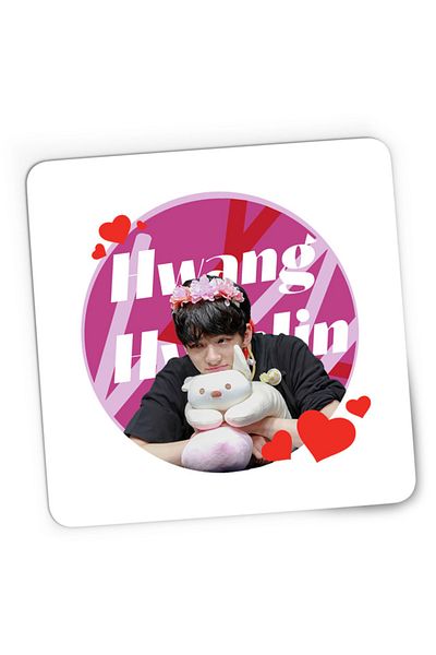 OEM Mousepad Gaming Stray Kids Monogram Sketch Album Logo Hwang, 21x19 cm