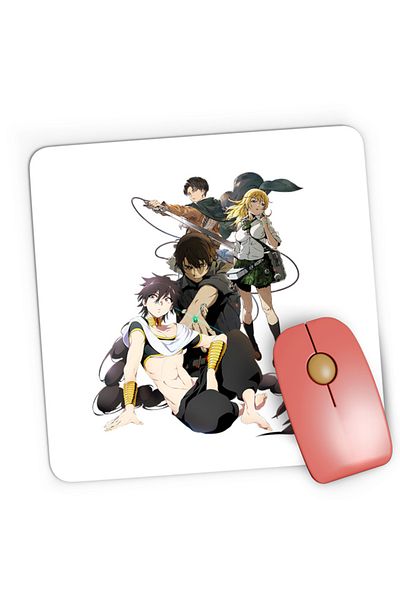 OEM Mousepad Gaming Btooom! Ryouta Himiko Magi Judal AOT Levi Magic Fantasy, 21x19 cm