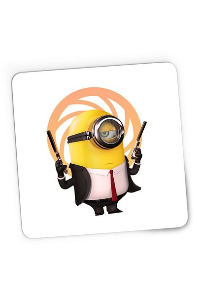 OEM Mousepad Gaming James Bond Minions Funny Animation, 21x19 cm