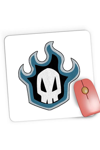 OEM Mousepad Gaming Bleach Logo Ichigo Animeuri Shonen Manga, 21x19 cm