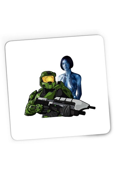 OEM Mousepad Gaming Halo The Master Chief Spartan Cortana Guardian, 21x19 cm