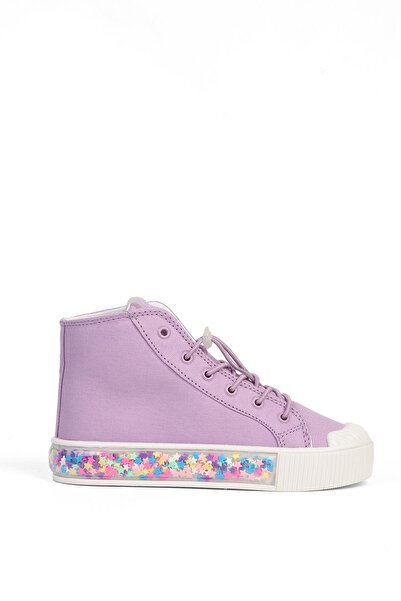 Benetton Candy Star Renkli Yıldız Boncuklu Bilekli Lila Kız Çocuk Spor Ayakka...