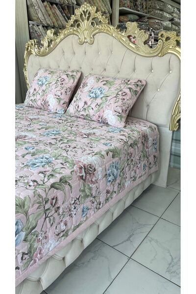 AHSEN TASARIM çift kişilik 1.60 x2.00 cm yatağa uygun yatak örtüsü ve amaçlı pike takımı