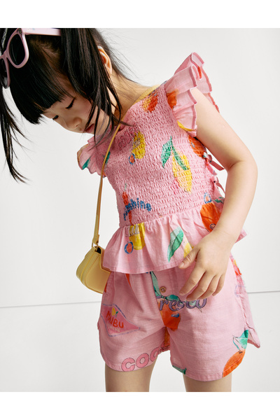 Marks & Spencer 2'li Pamuk Karışımlı Meyve Desenli Takım (2-16 Yaş)