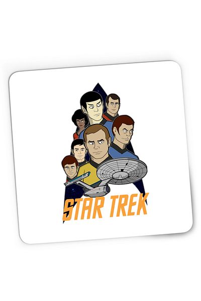 OEM Mousepad Gaming Star Trek Animated Series Desene SF Spock, 21x19 cm