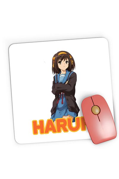 OEM Mousepad Gaming Haruhi Suzumiya Nagaru Tanigawa SOS Club , 21x19 cm