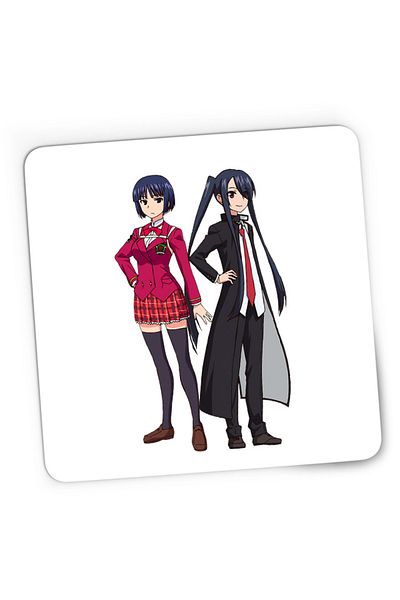 OEM Mousepad Gaming UQ Holder Kuroumaru Orte School Uniform Anime Girl, 21x19 cm