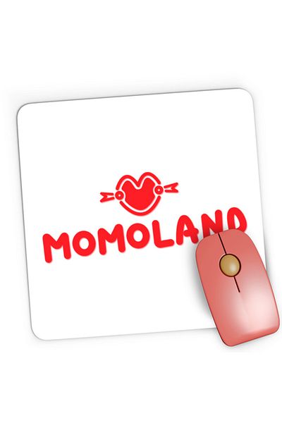 OEM Mousepad Gaming Momoland Logo K-Pop Popular Idols Beautiful Korea, 21x19 cm