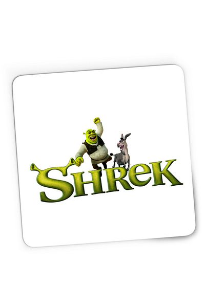 OEM Mousepad Gaming Shrek Logo Donkey Funny Action Comedy, 21x19 cm