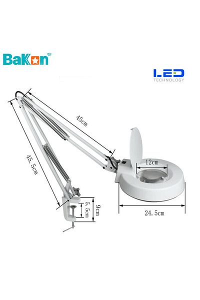 AVRASYA Bakon Bk500C Led 10X Acrobat Magnifier