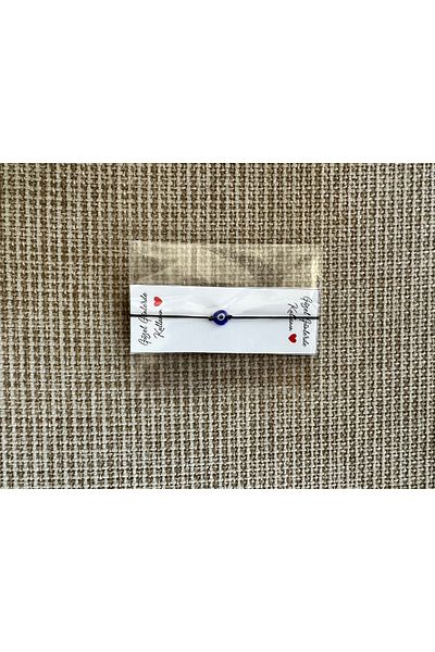 asal takı Evil Eye Beaded Lucky Bracelet 10-Piece Adjustable Cord Gift for Engagement Henna Wedding