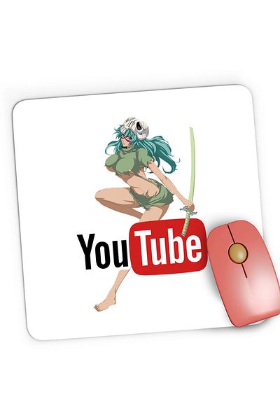 OEM Mousepad Gaming Bleach Nel tu Rukia Youtube Creator Fan Art, 21x19 cm