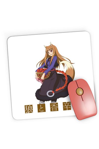 OEM Mousepad Gaming Spice And Wolf Holo Apple Fantasy Otaku Cosplay, 21x19 cm