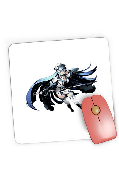OEM Mousepad Gaming Akame ga Kill Esdeath Otaku Japan Boss Horror, 21x19 cm