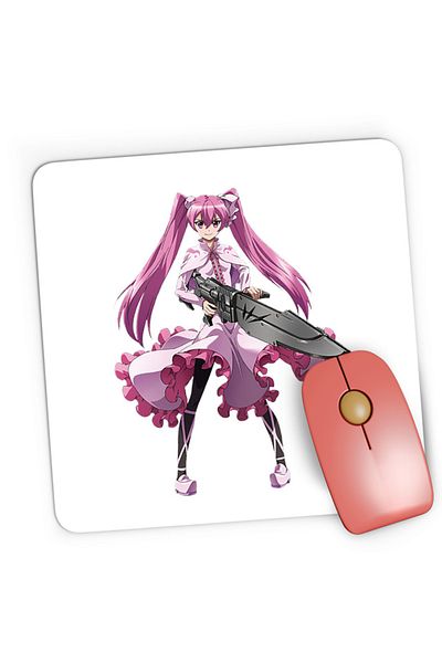 OEM Mousepad Gaming Akame ga Kill Mine Assassin Kawaii Anime Monster, 21x19 cm