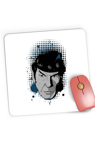 OEM Mousepad Gaming Star Trek Spock Picard Dincolo de Infinit, 21x19 cm