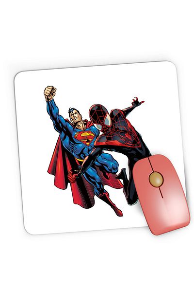 OEM Mousepad Gaming Spiderman Superman Mission Venom, 21x19 cm