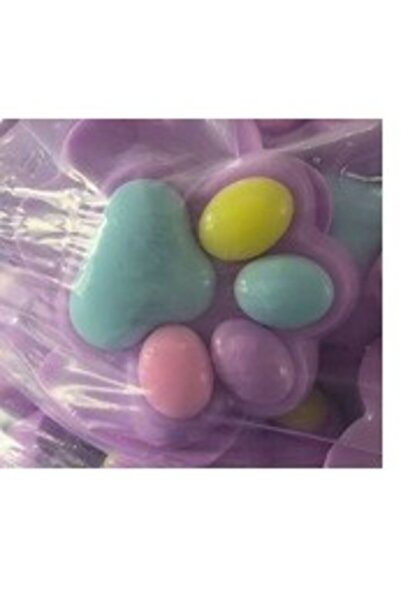 The Hub Jucarie Antistres Squishy, cu Revenire Lenta, Labuta de Pisica Pufoasa, 8.5 x 7.5 cm, Ambalaj