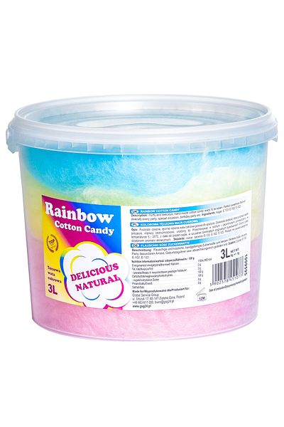 shumee Kolorowa tęczowa wata cukrowa Rainbow Cotton Candy 3L