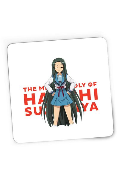 OEM Mousepad Gaming Haruhi Suzumiya Tsuruya Light Novel Slice of Life Duplo, 21x19 cm
