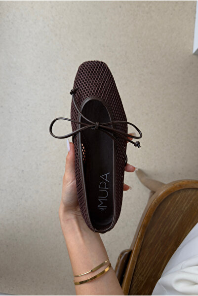 Mupa Shoes Women's Ballerinas Bitter Brown