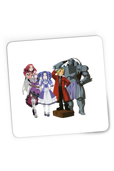 OEM Mousepad Gaming Rising of the Shield Hero Malty Melty Sisters Elric Brothers Full Metal, 21x19 cm