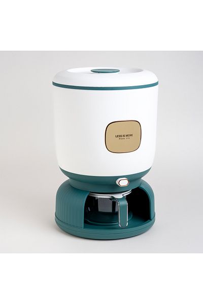 Alberto 10Kg rice dispenser grey round shape