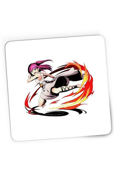 OEM Mousepad Gaming Magi The Labyrinth of Magic Morgiana Fight Leg Fire, 21x19 cm