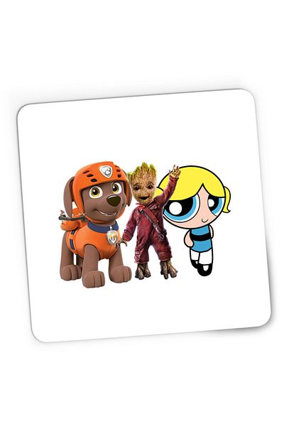 OEM Mousepad Gaming Baby Groot Bubble Paw Patrol Dog Blonde PowerPuff, 21x19 cm