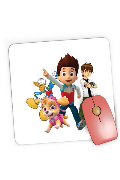 OEM Mousepad Gaming Paw Patrol Skye Pilot Dog Ryder Safe Guard, 21x19 cm